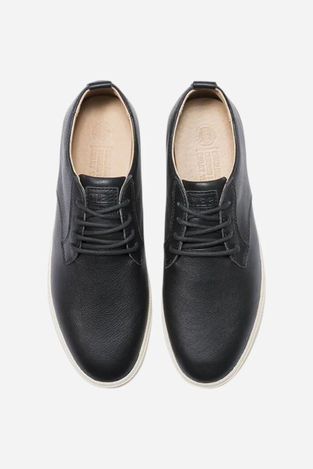 CLAE Ellington Sneaker In Black Milled Leather - Image 3