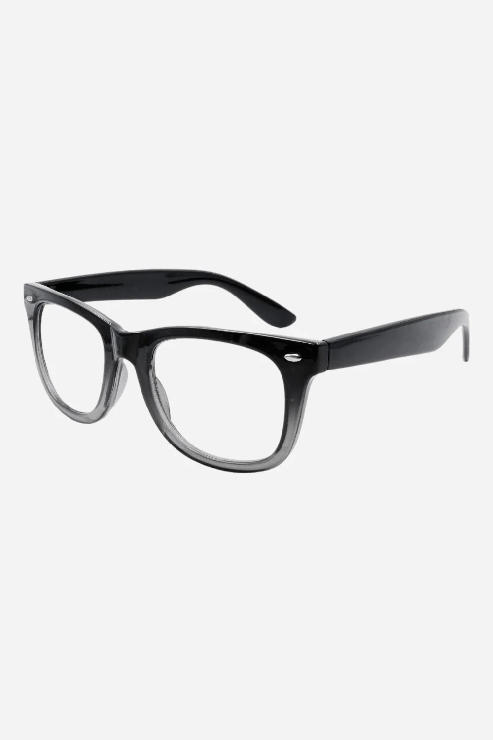 Gabriel + Simone Elwood Readers in Black Fade Grey - Image 2