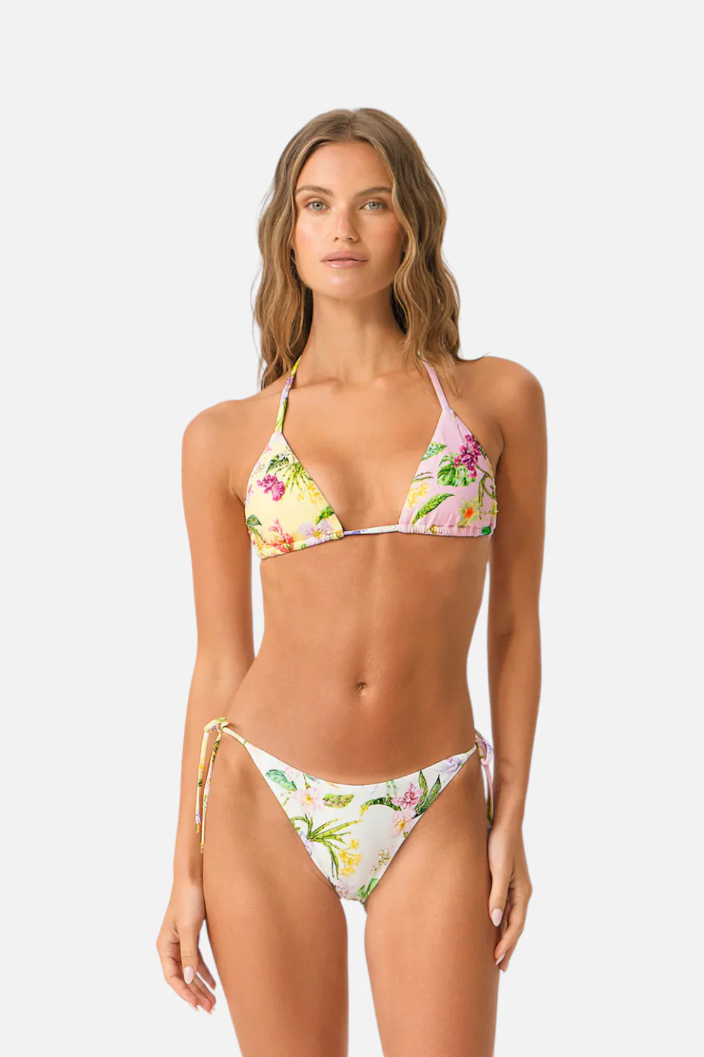 PQ Swim Women's Paradise Bloom Embroidered Triangle Top - Image 3