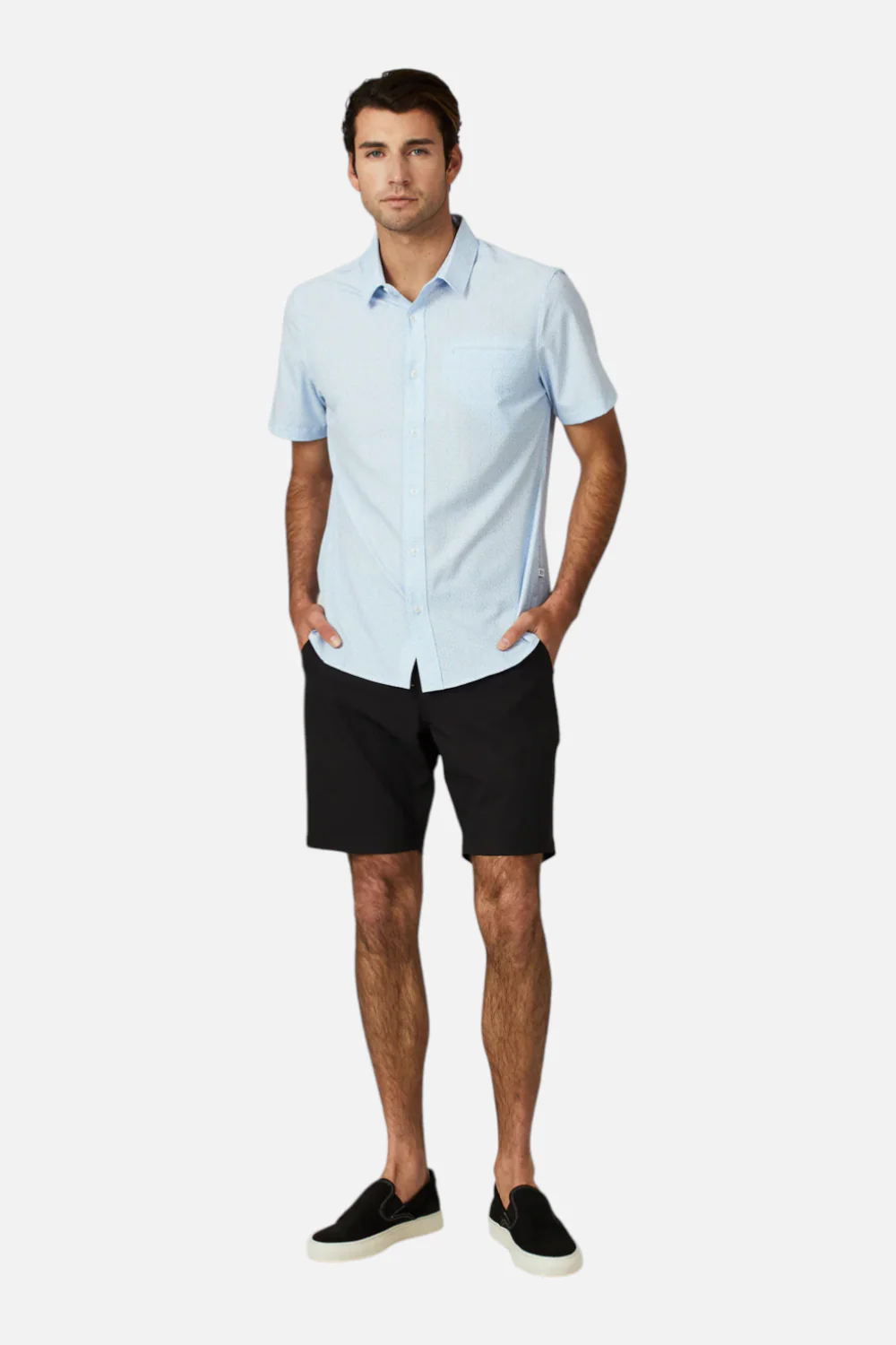 7 Diamonds Men's Everest 8" Short in Black