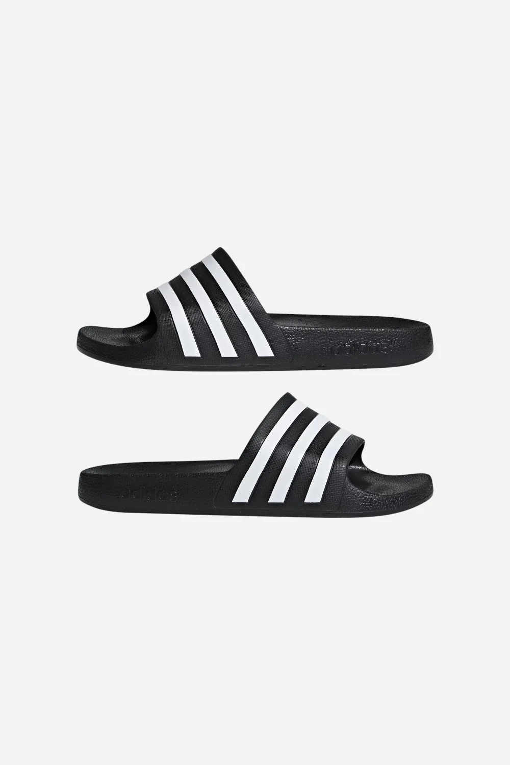 Adidas Men's Black & White Adilette Aqua Slides - Image 7