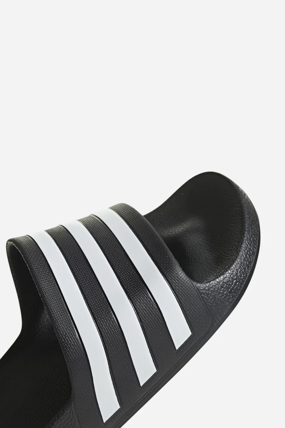 Adidas Men's Black & White Adilette Aqua Slides - Image 8