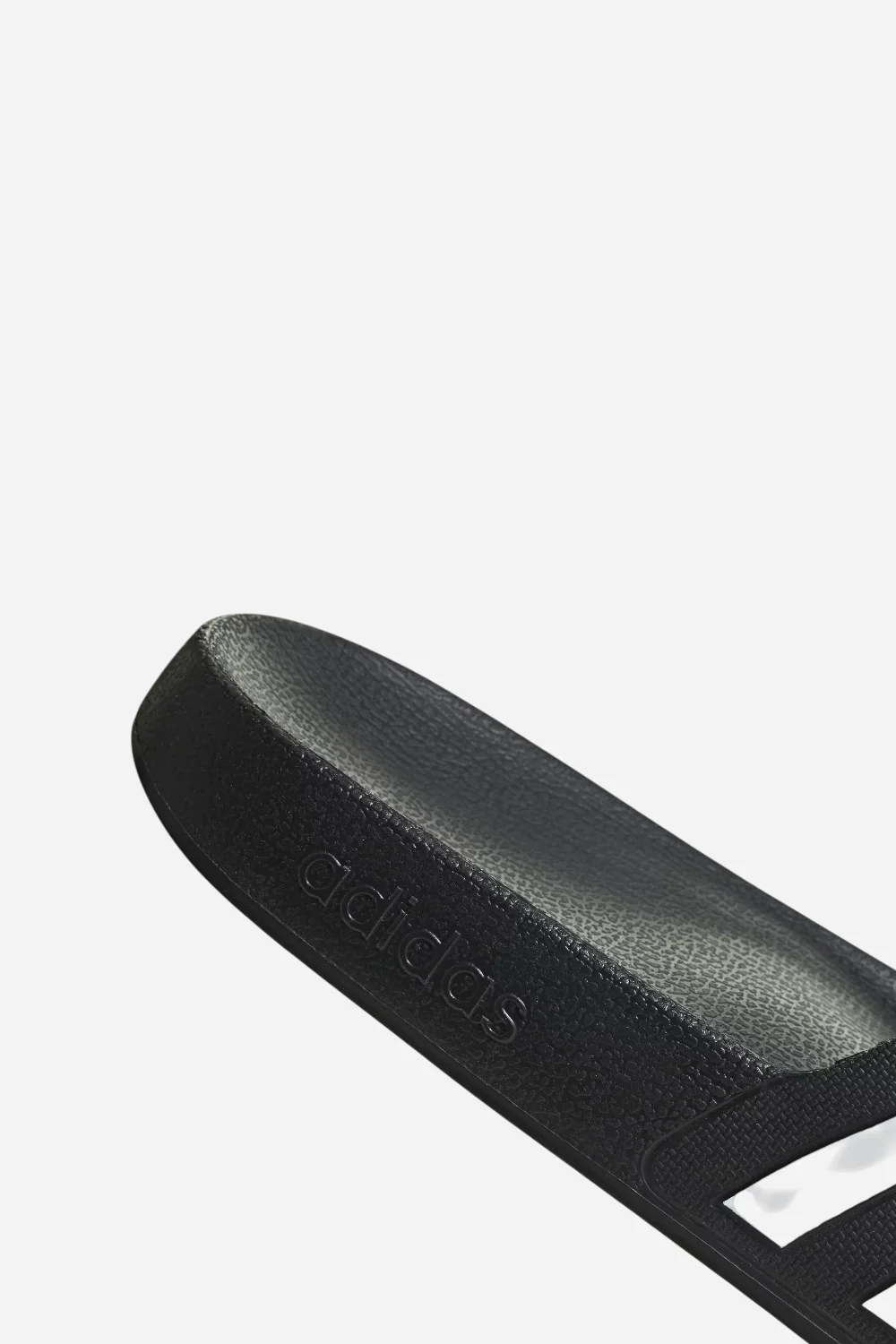 Adidas Men's Black & White Adilette Aqua Slides - Image 9