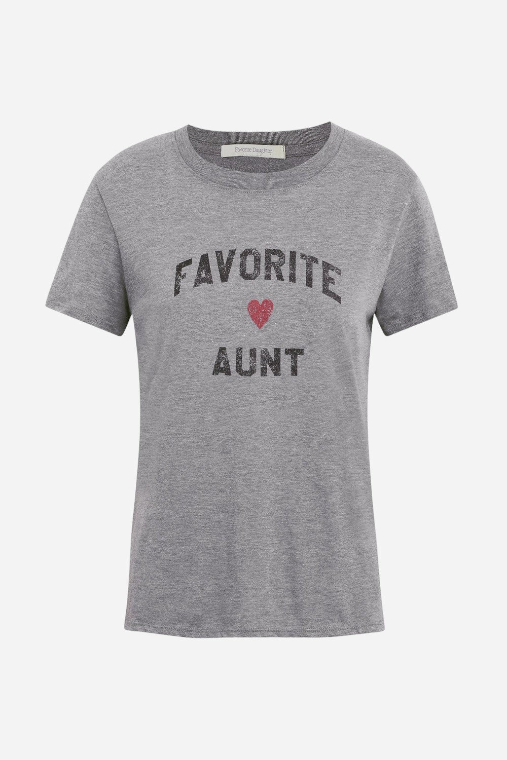 Favorite Daughter The Favorite Aunt Tee in Heather Grey