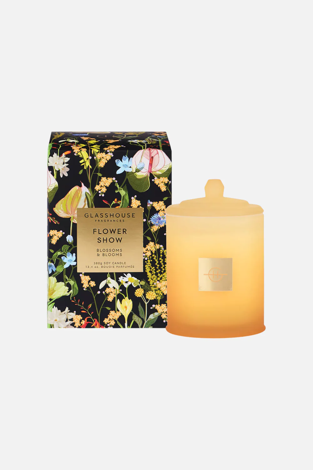 Glasshouse Flower Show Triple Scented Candle, 13.4Oz
