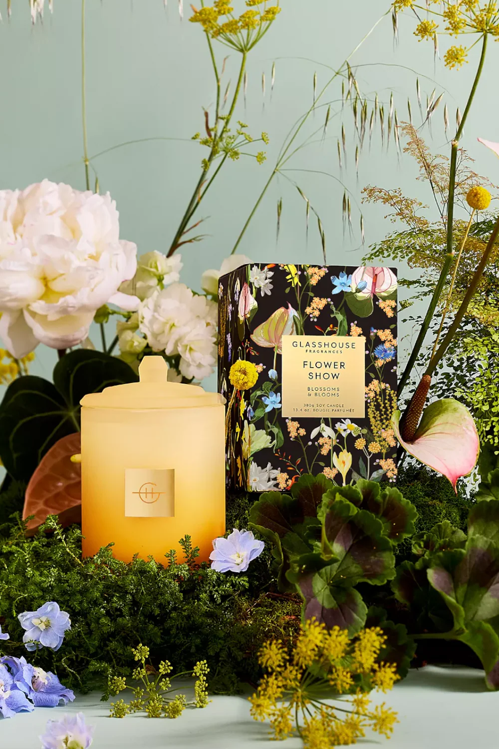 Glasshouse Flower Show Triple Scented Candle, 13.4Oz - Image 3