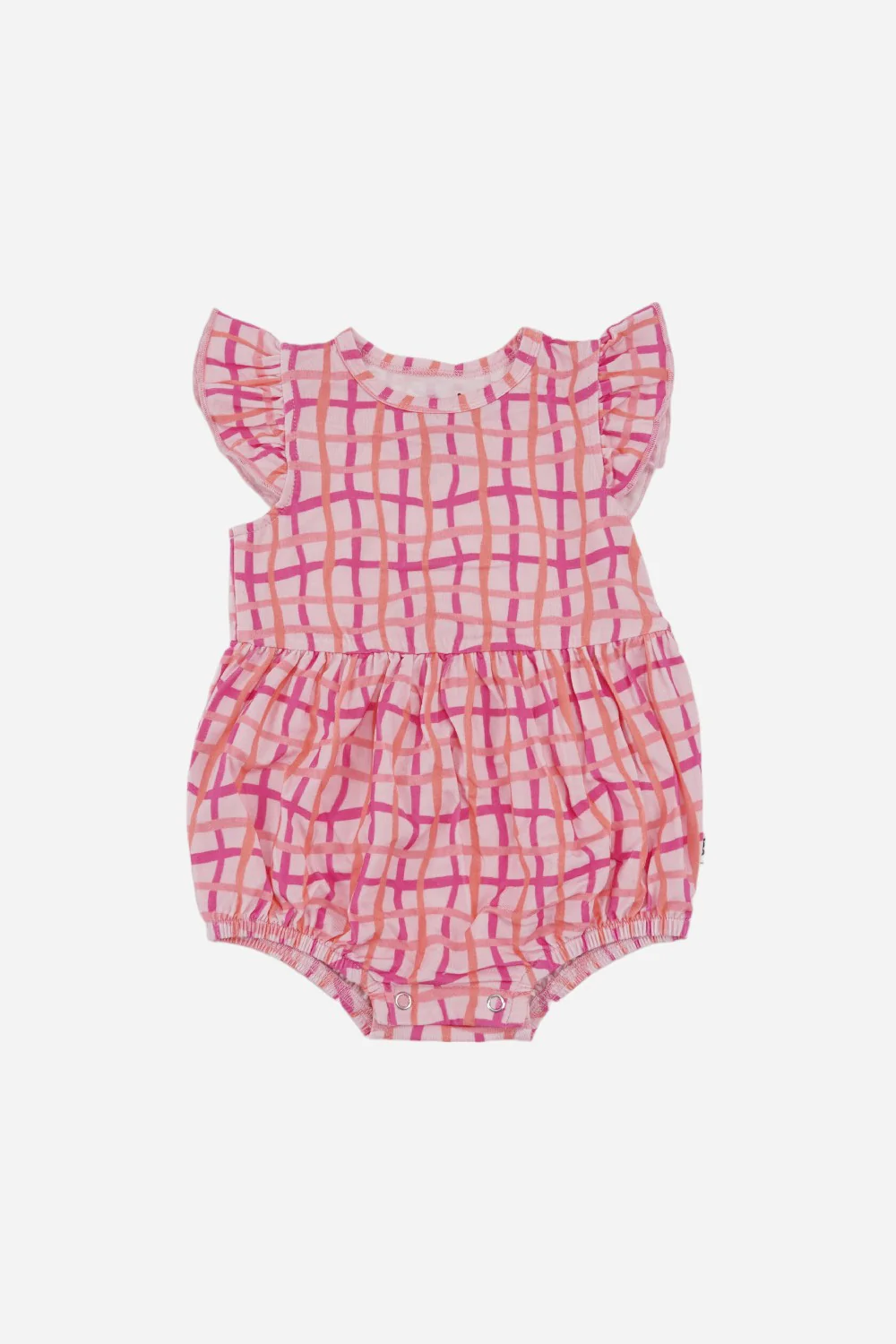 Goosies Flutter Bubble in Pink Wavy Plaid