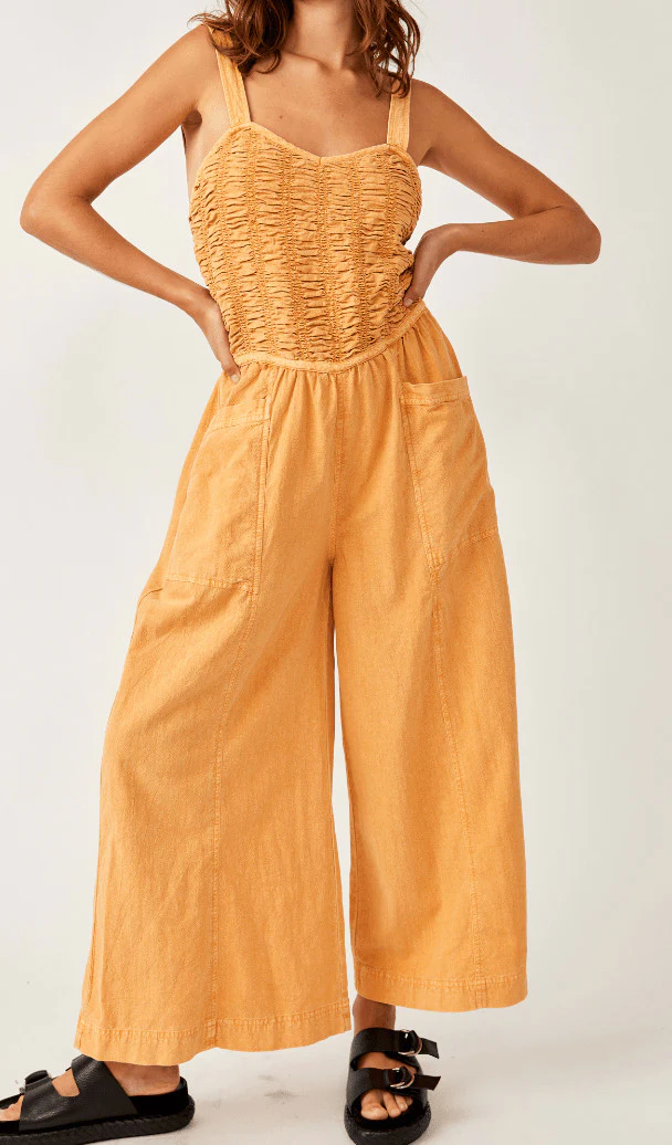 Free People Forever And Always Ruched One-Piece in Melo Pearl - Image 2