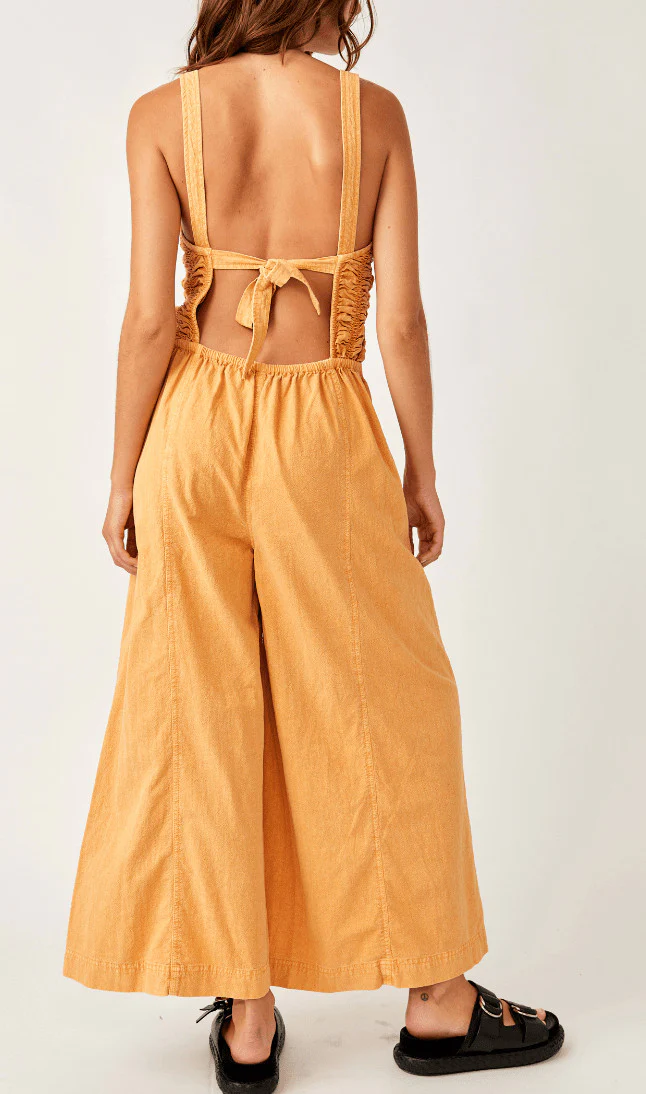 Free People Forever And Always Ruched One-Piece in Melo Pearl - Image 3
