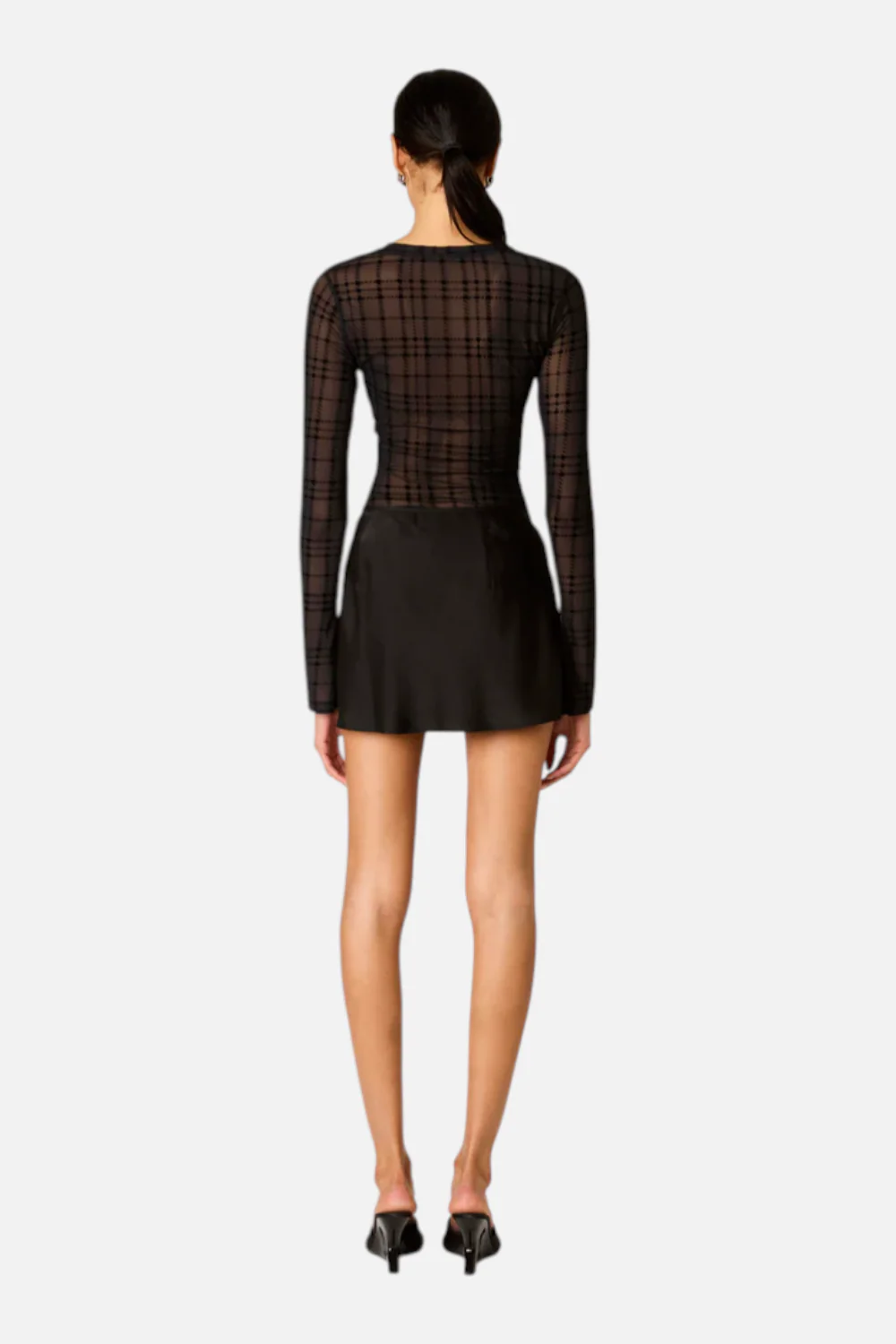 NIA Women's Fox Top in Black - Image 3