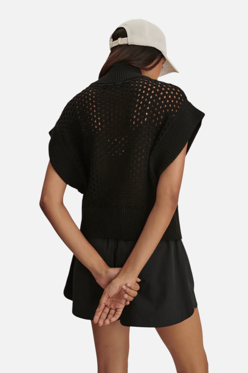 Varley Women's Gaines Half Zip Knit in Black - Image 2