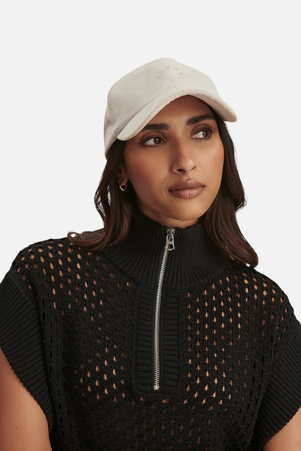 Varley Women's Gaines Half Zip Knit in Black - Image 3