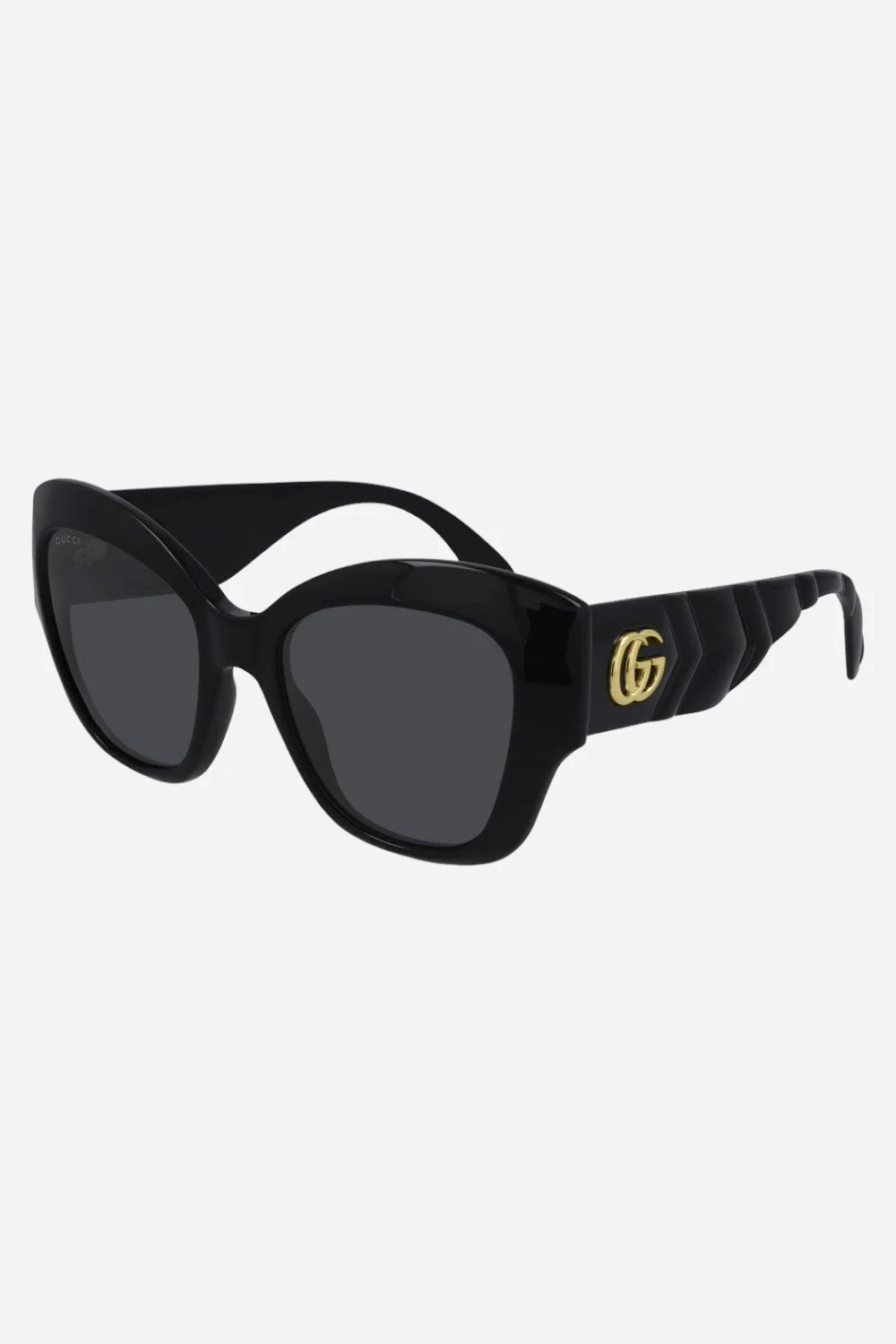 Gucci Black Round Sunglasses with Gray lenses (GG0808S 001 53)