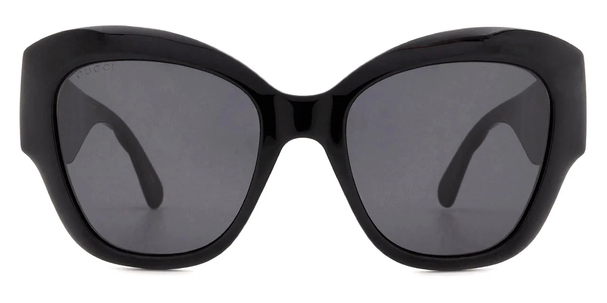 Gucci Black Round Sunglasses with Gray lenses (GG0808S 001 53) - Image 2