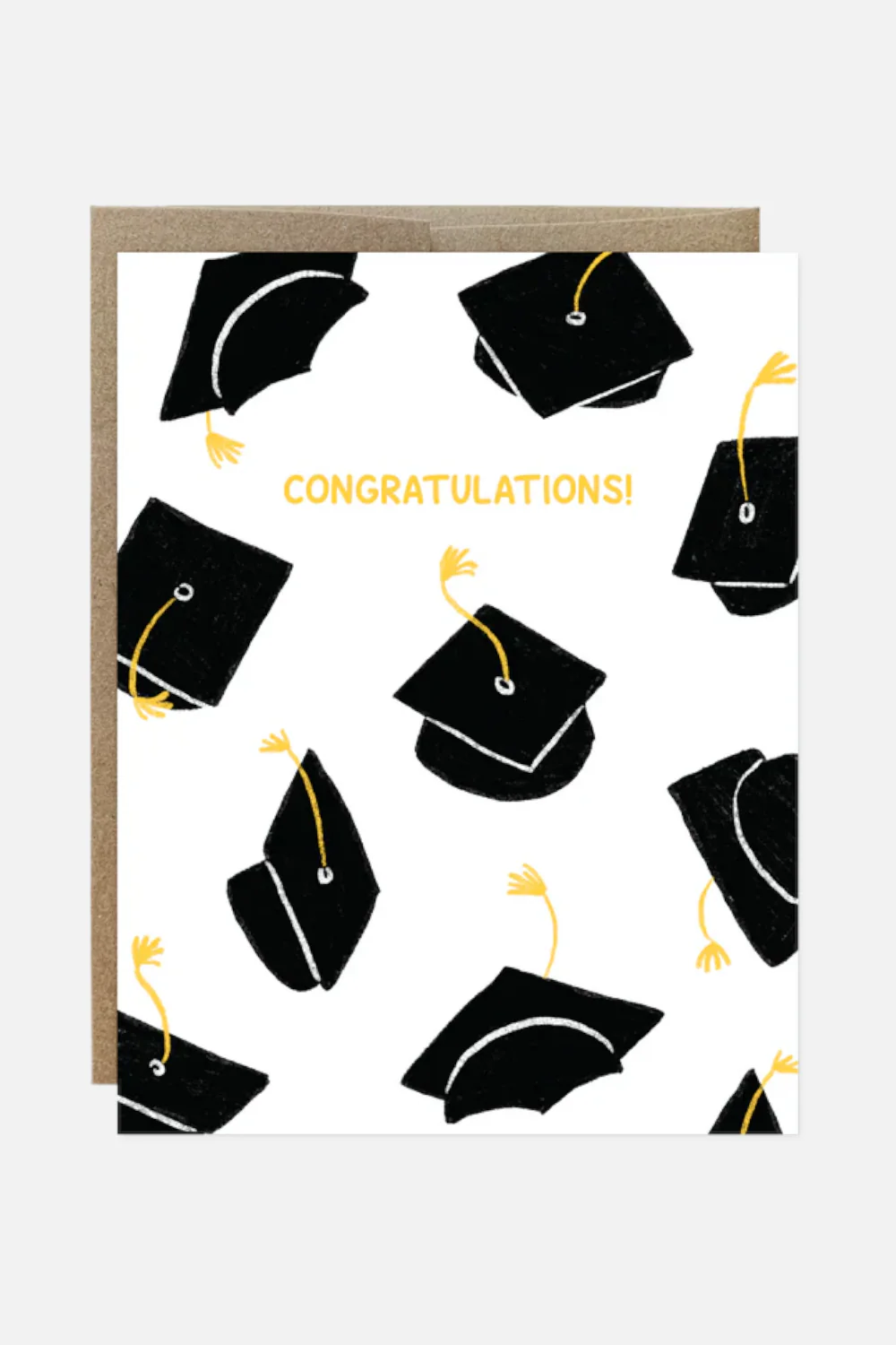 Grad Caps Confetti Card