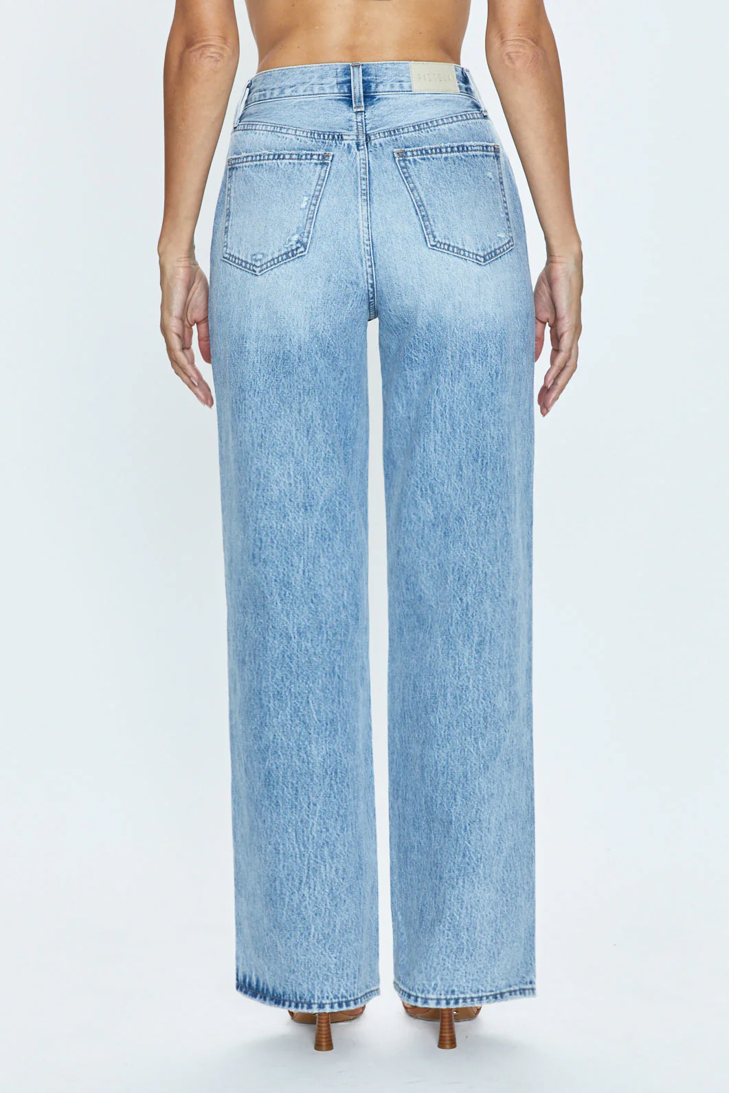 Pistola Grayson High Rise Baggy Jeans in Escapade Distressed - Image 4