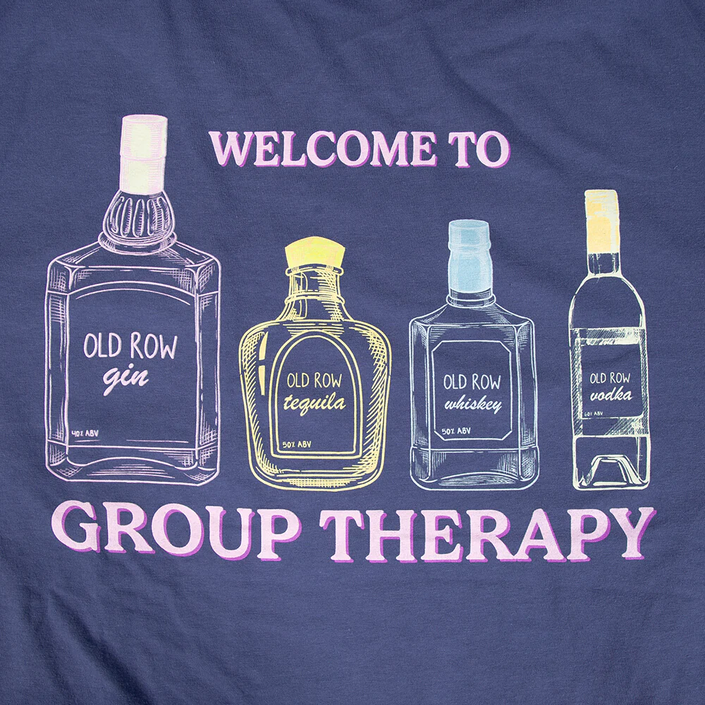 Old Row Group Therapy Pocket Tee in China Blue - Image 2