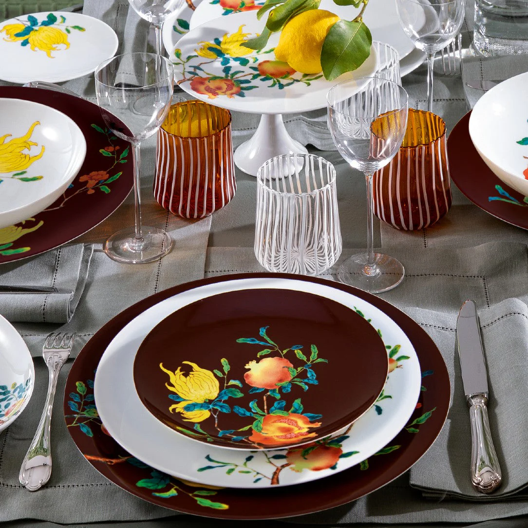 Raynaud Harmonia Brown Dessert Plate - Image 2