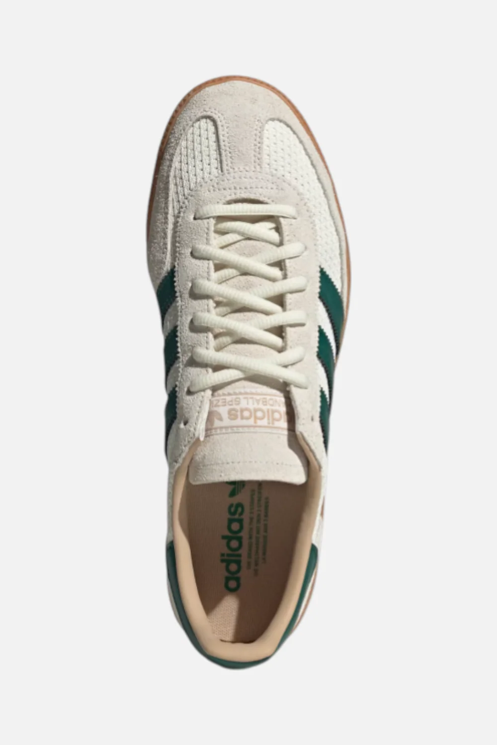 Adidas Men's Handball Spezial Sneaker in Off White and Green - Image 2