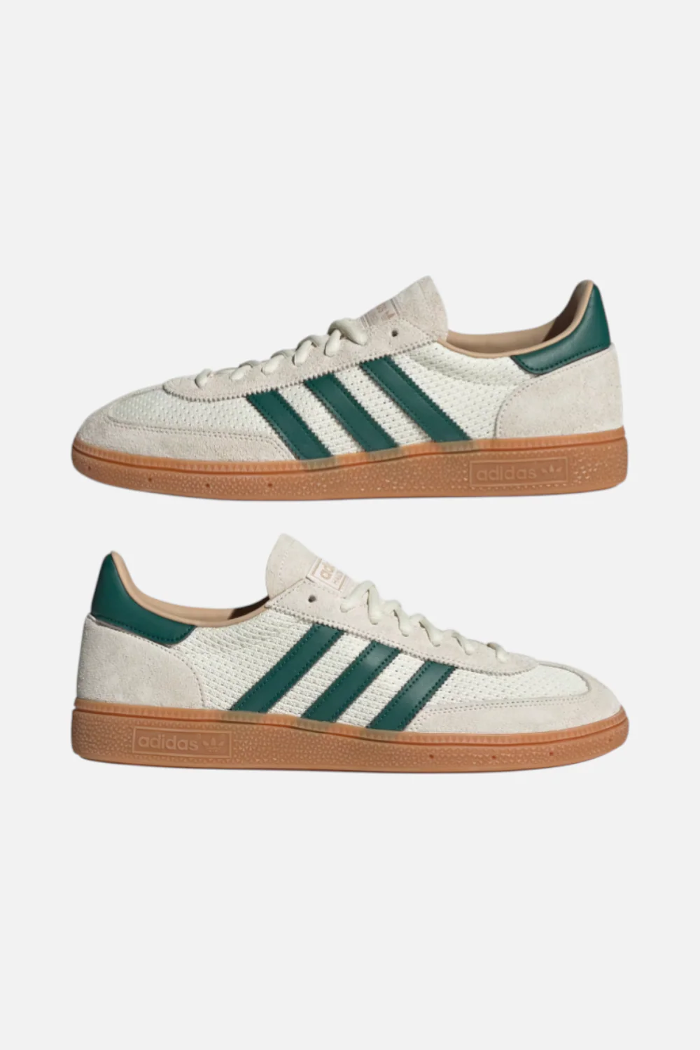 Adidas Men's Handball Spezial Sneaker in Off White and Green - Image 5