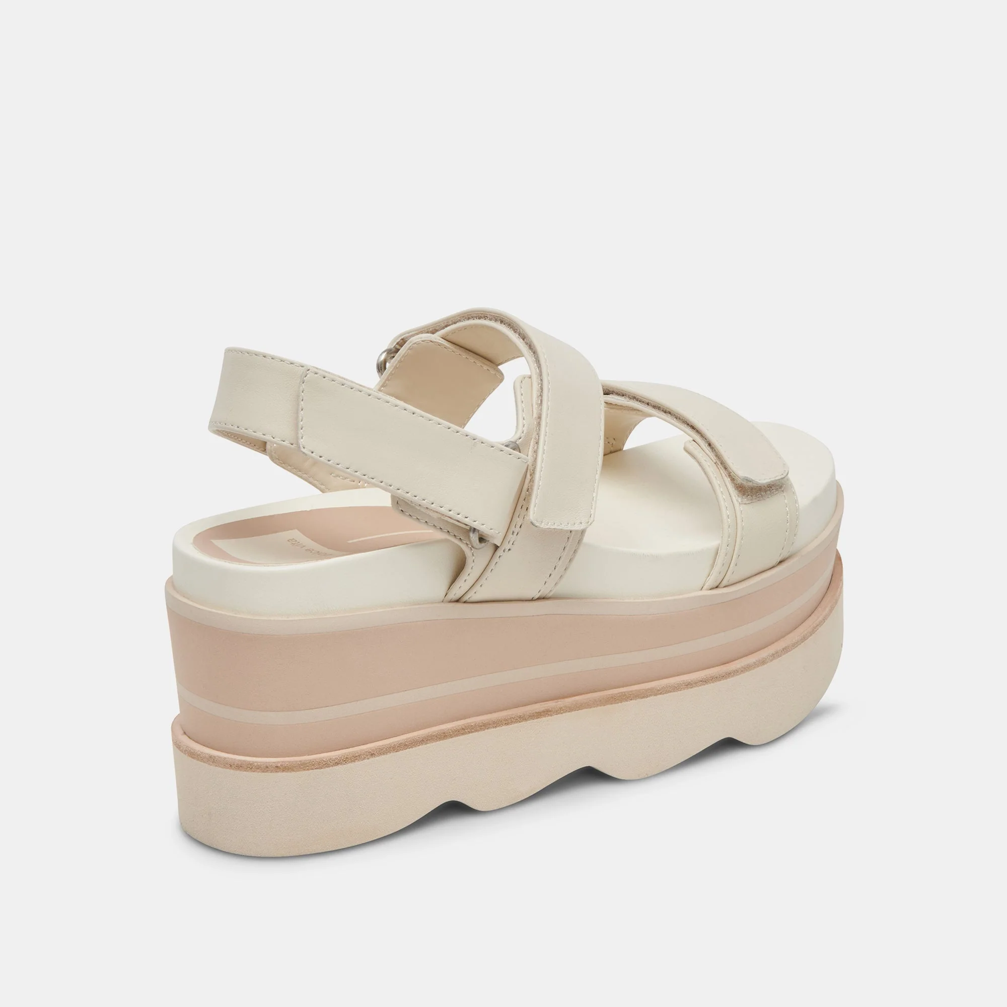 Dolce Vita Izak Sandals in Ivory Leather - Image 3