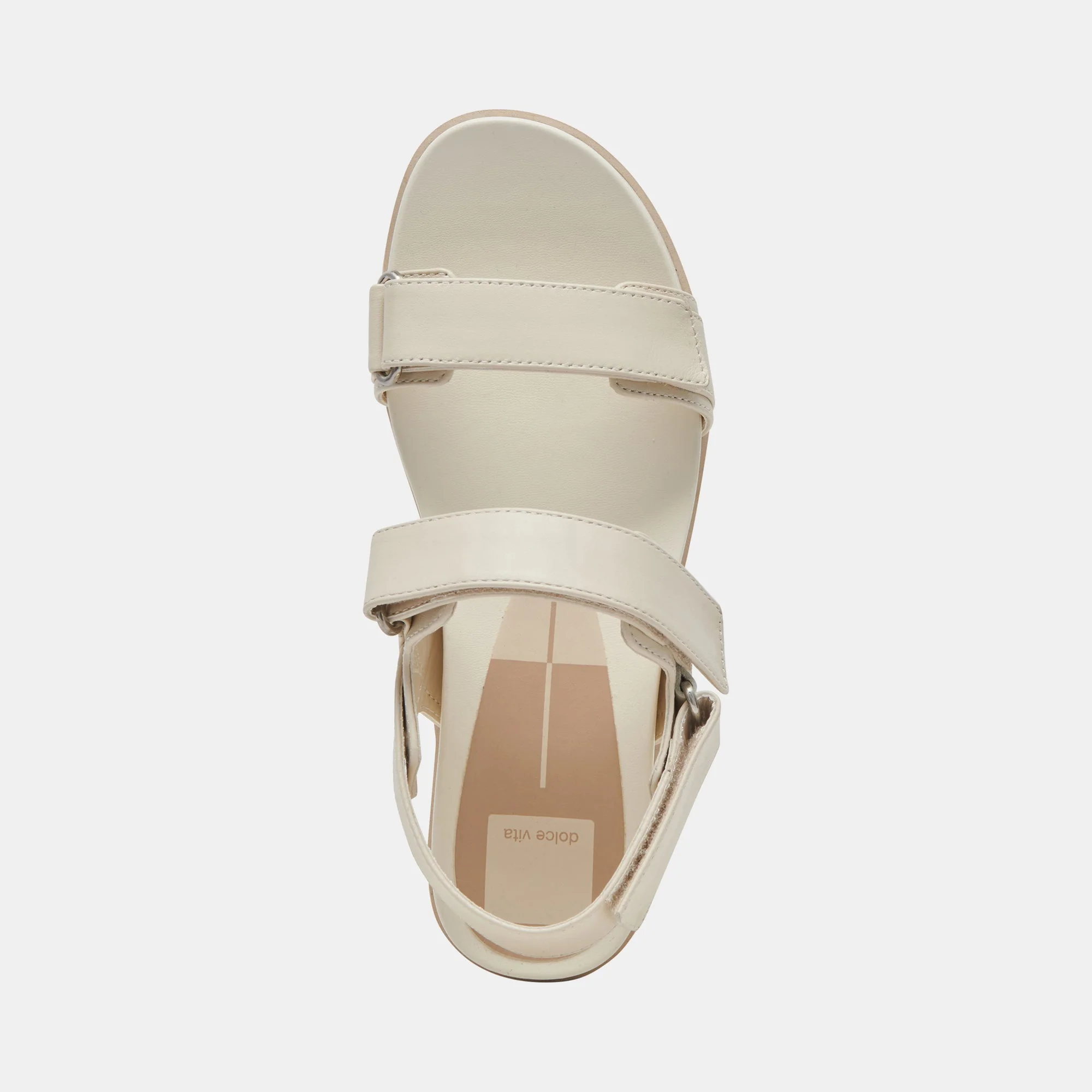 Dolce Vita Izak Sandals in Ivory Leather - Image 8