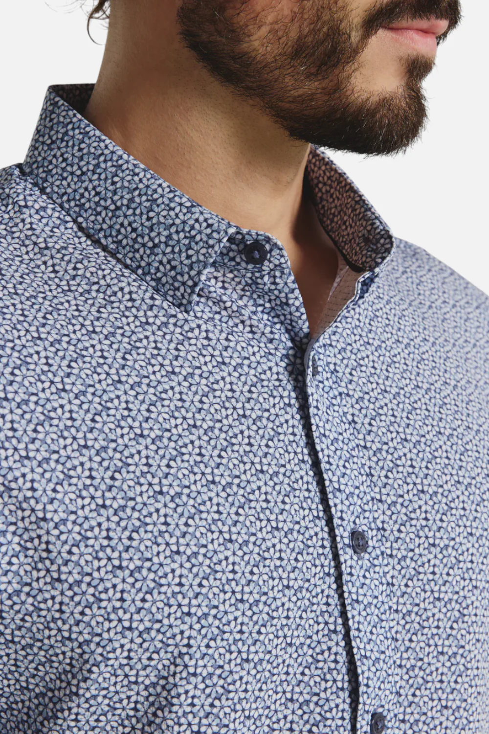 7 Diamonds Men's Jace Short Sleeve in Navy - Image 3