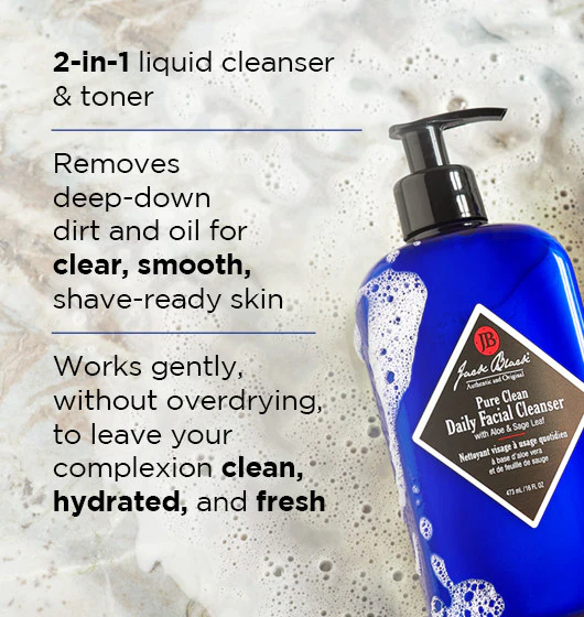Jack Black Pure Clean Daily Facial Cleanser - 6Oz - Image 3
