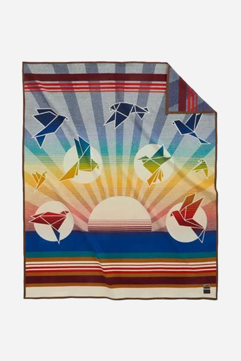 Pendleton Woolen Mills Jacquard Unnapped Blanket in The Healing Blanket