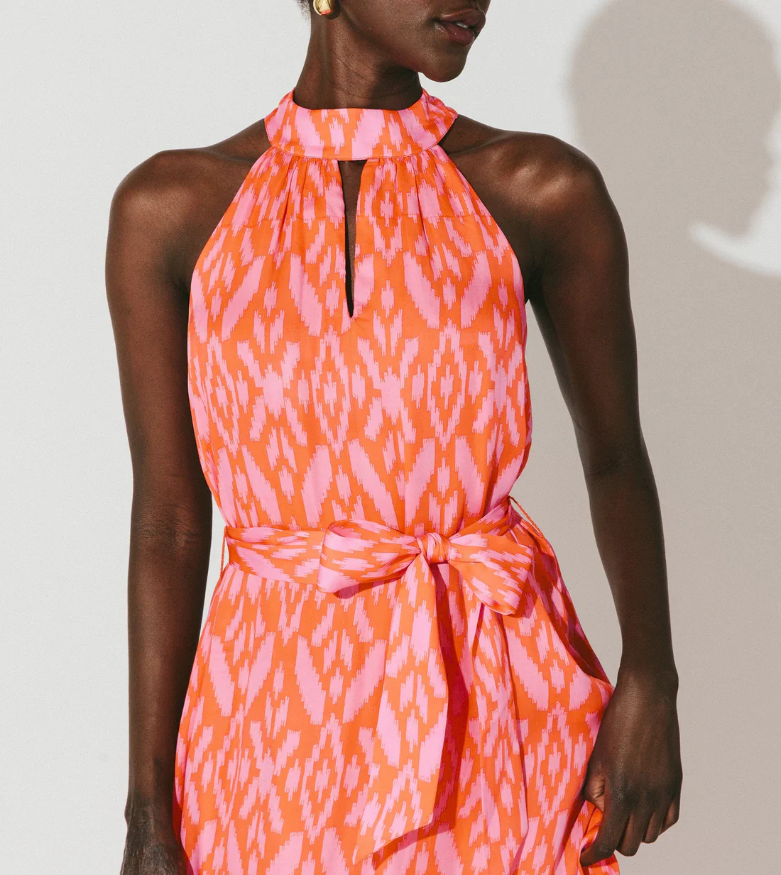 Cleobella Janice Ankle Dress in Jaipur Ikat Print - Image 5