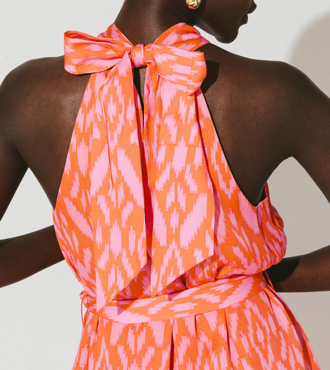 Cleobella Janice Ankle Dress in Jaipur Ikat Print - Image 6