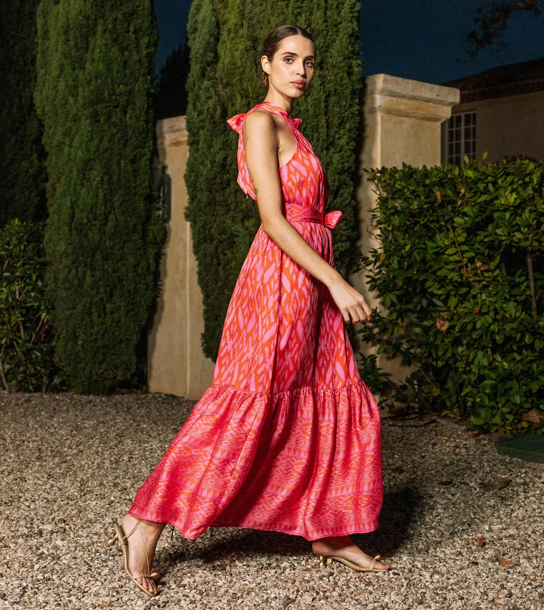 Cleobella Janice Ankle Dress in Jaipur Ikat Print - Image 7