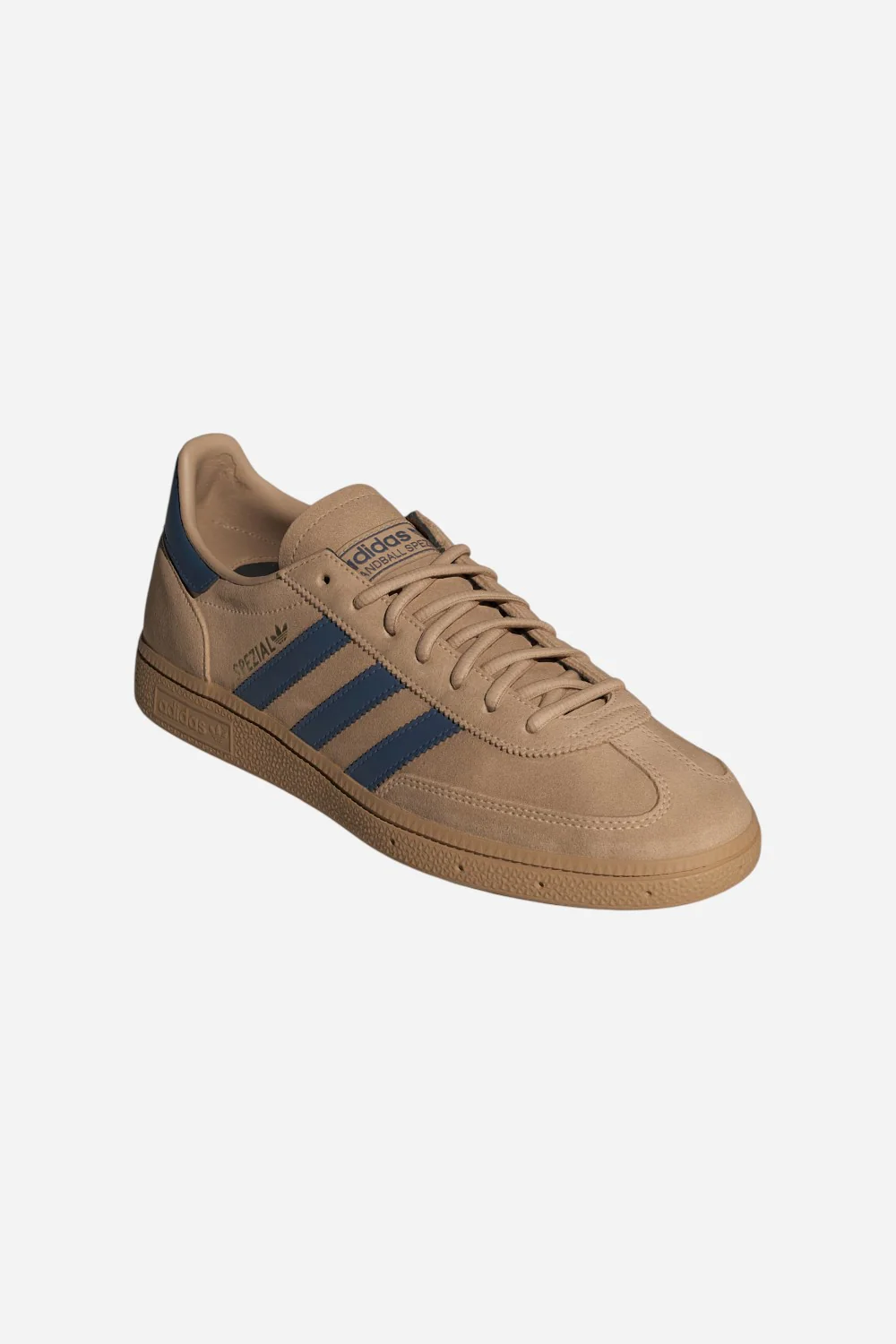 Adidas Handball Spezial Shoes in Warm Sandstone / Preloved Ink / Gold Metallic - Image 4