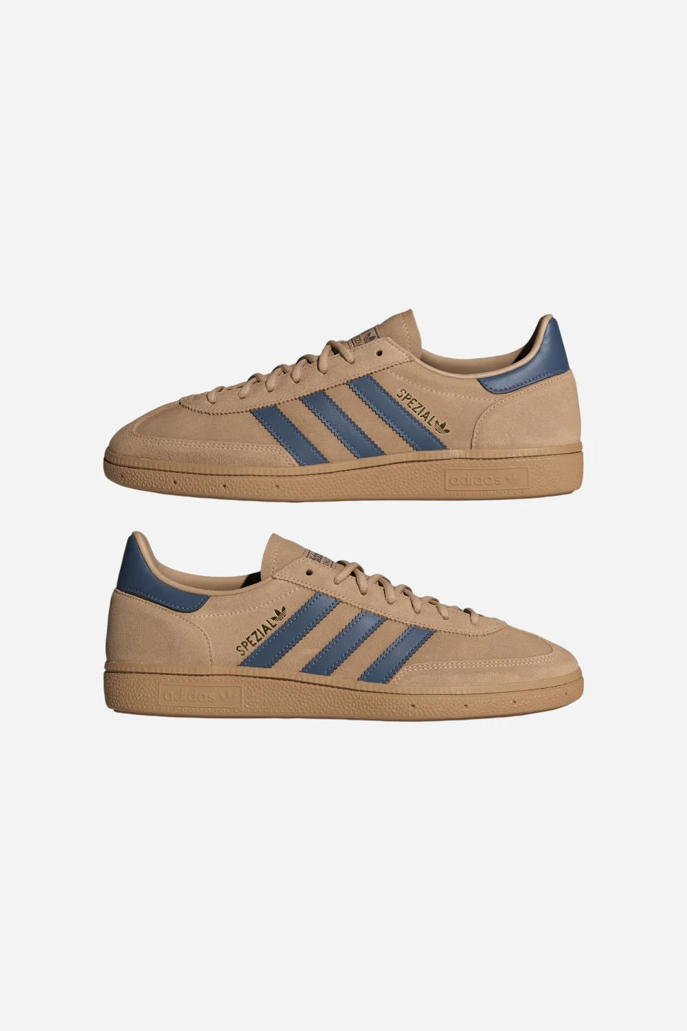 Adidas Handball Spezial Shoes in Warm Sandstone / Preloved Ink / Gold Metallic - Image 7