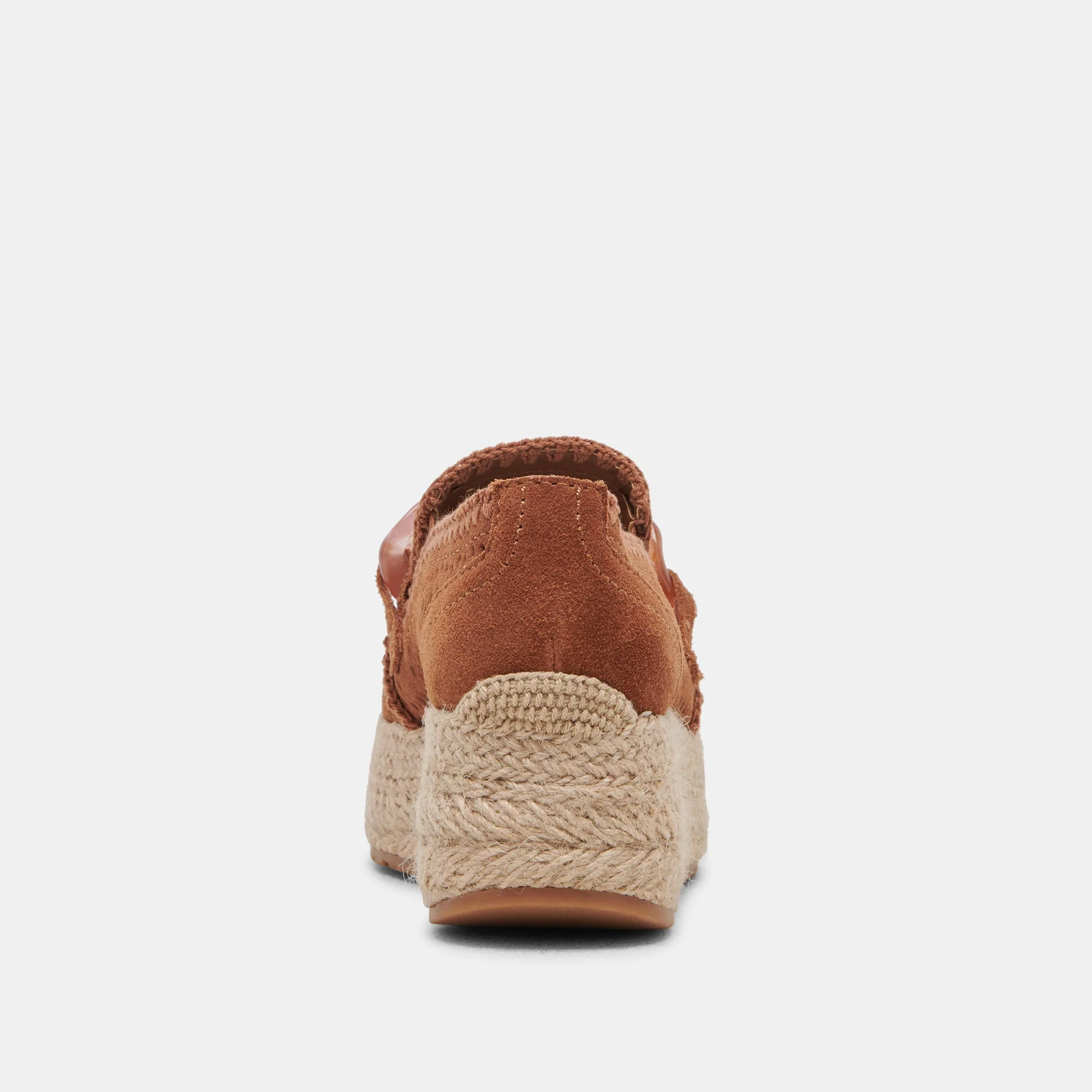 Dolce Vita Jhenee Espadrille Sneakers in Pecan Perforated Suede - Image 7
