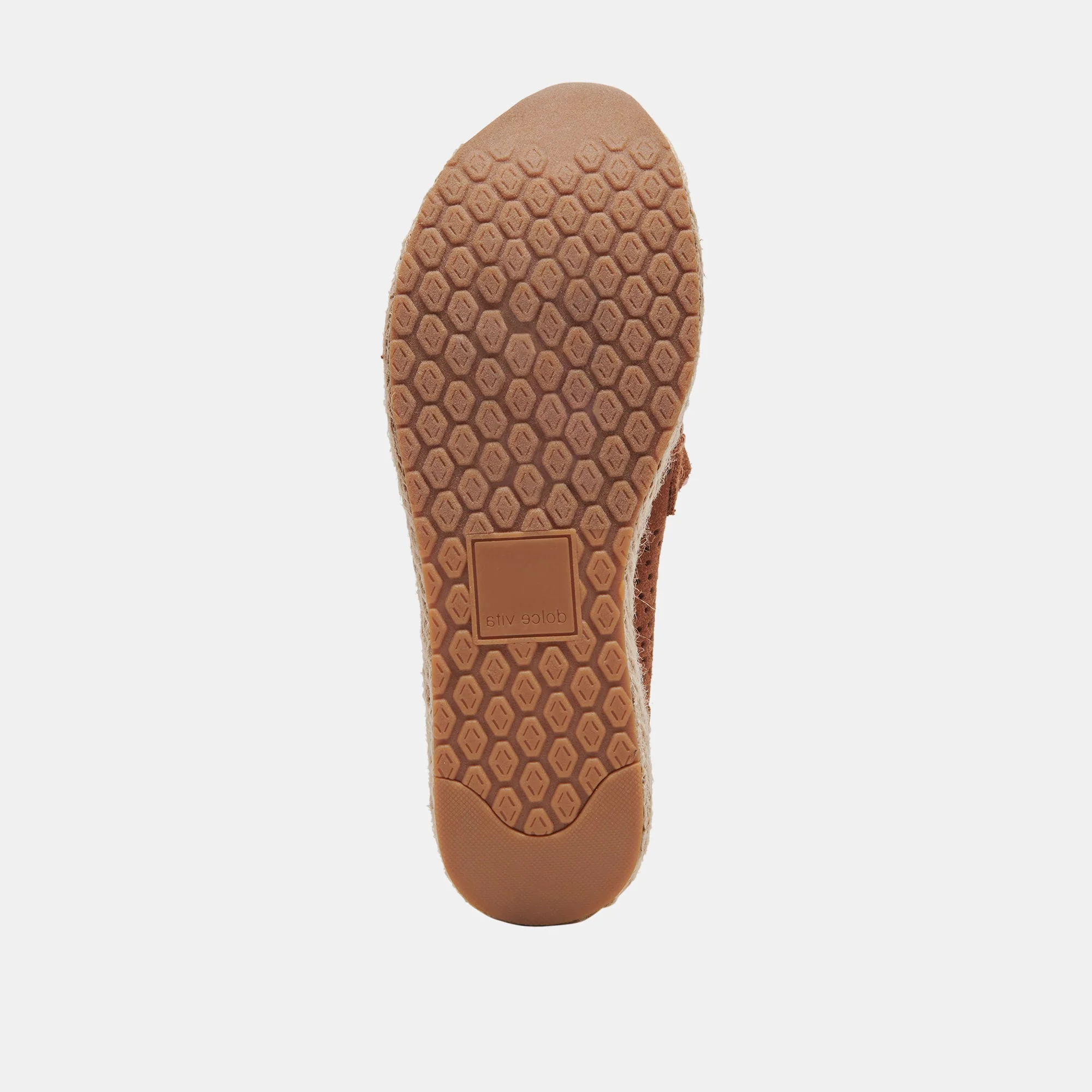 Dolce Vita Jhenee Espadrille Sneakers in Pecan Perforated Suede - Image 9
