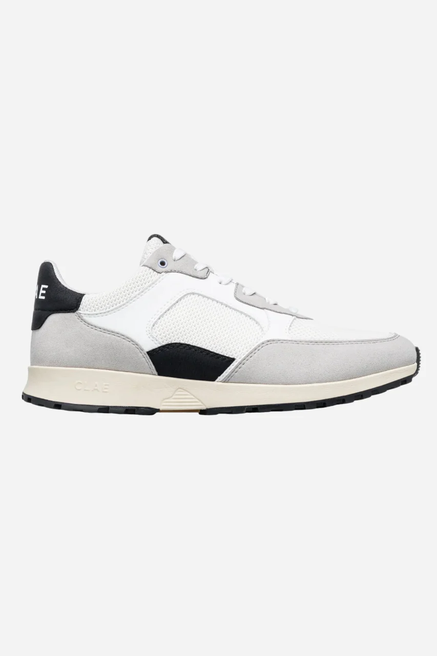 Clae Men's Joshua in Microchip White Black