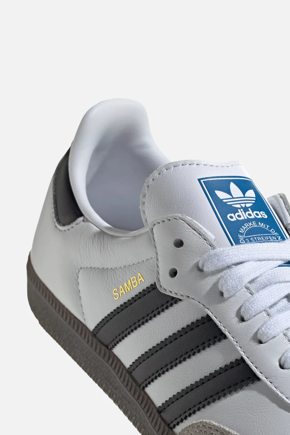 Adidas Samba OG Sneakers in White/Black - Image 4