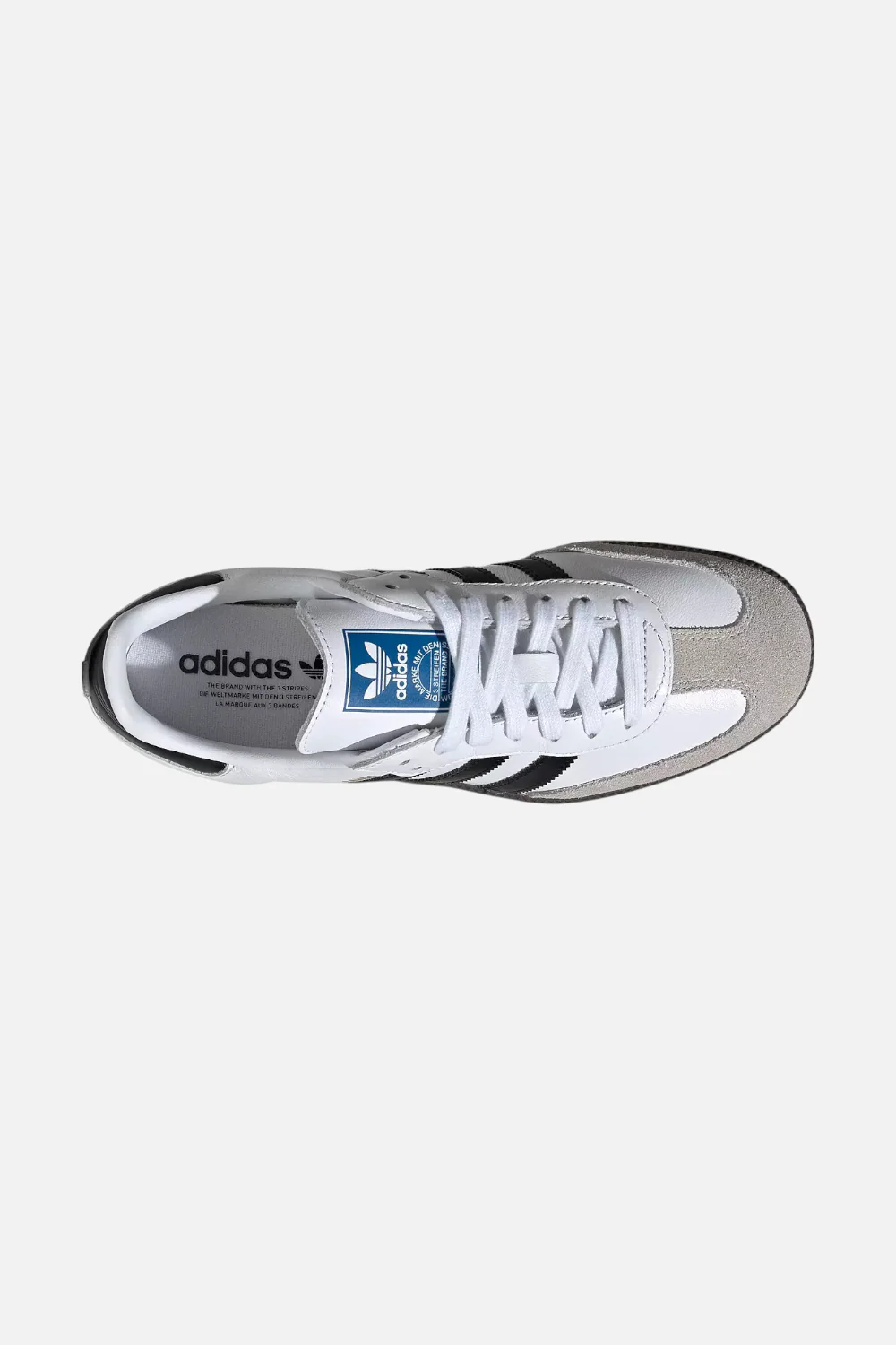 Adidas Samba OG Sneakers in White/Black - Image 5