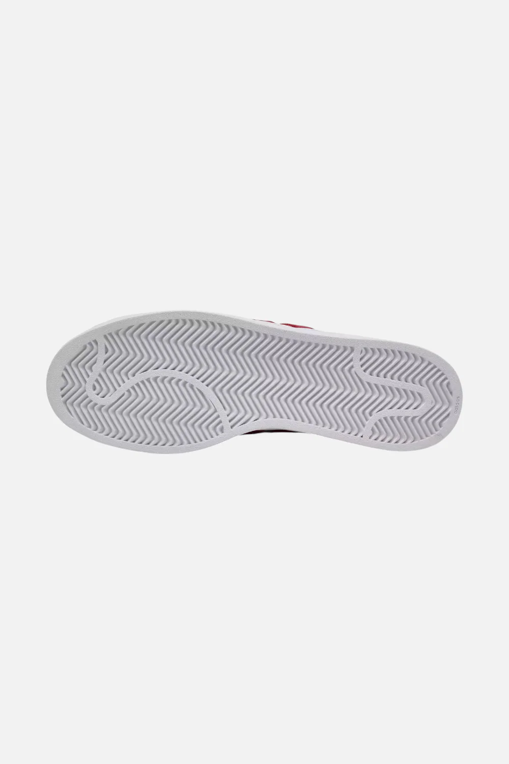 Men's Adidas Superstar II Leather Sneakers in Victory Red - Image 6