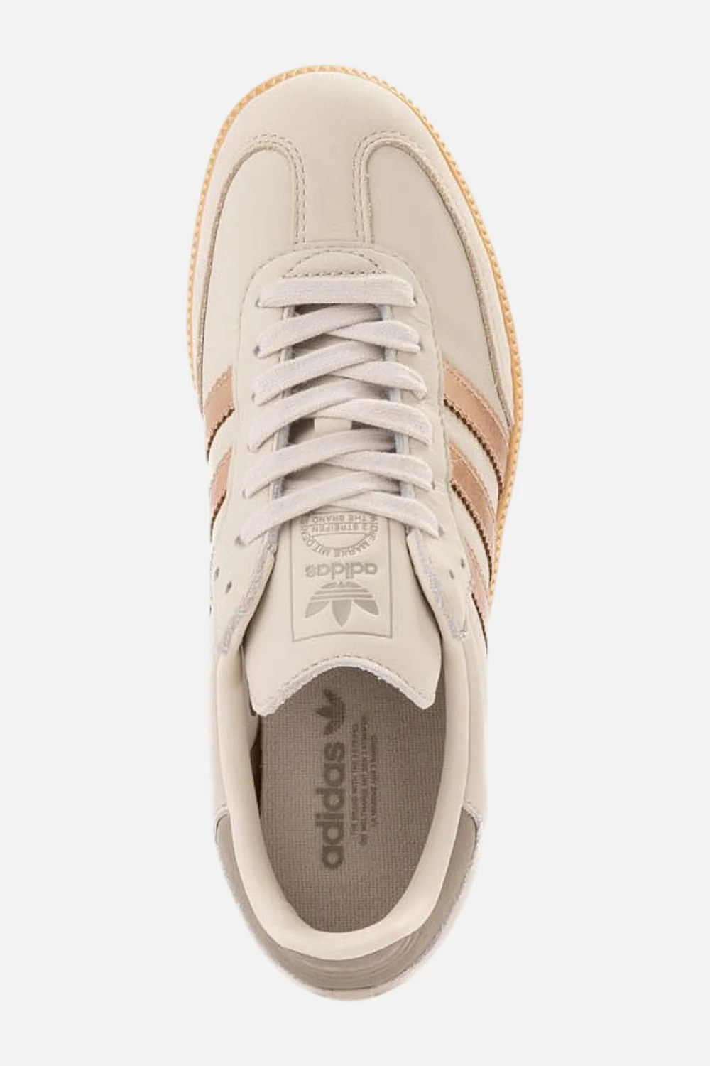 Adidas Samba OG in Brown/ Copper Metallic - Image 3