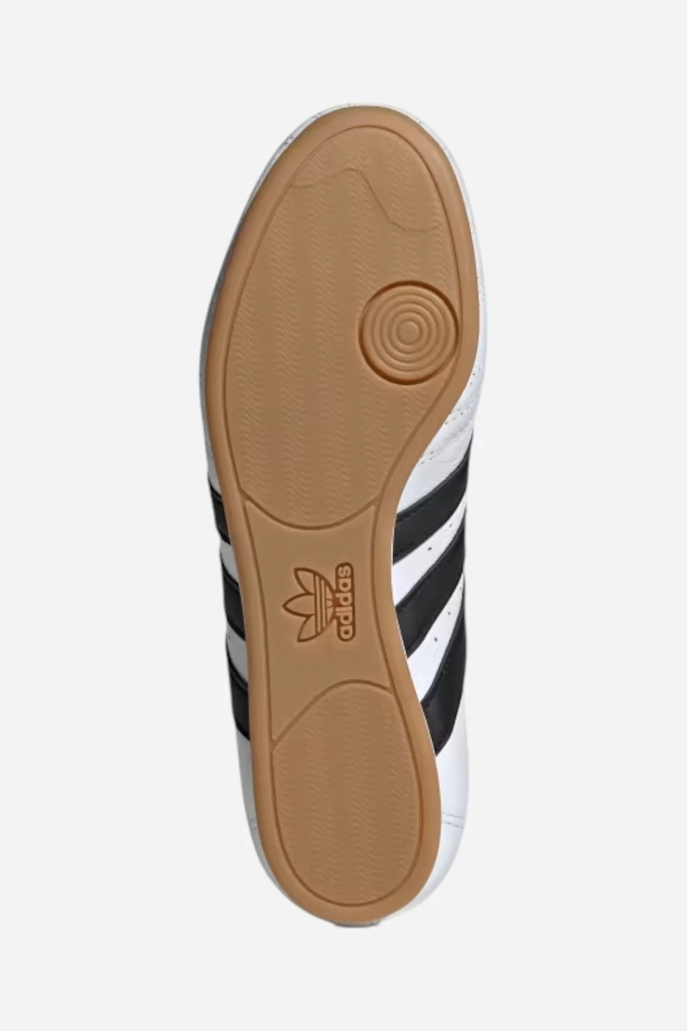 Adidas Taekwondo Lace Shoes in White, Black & Gum - Image 3