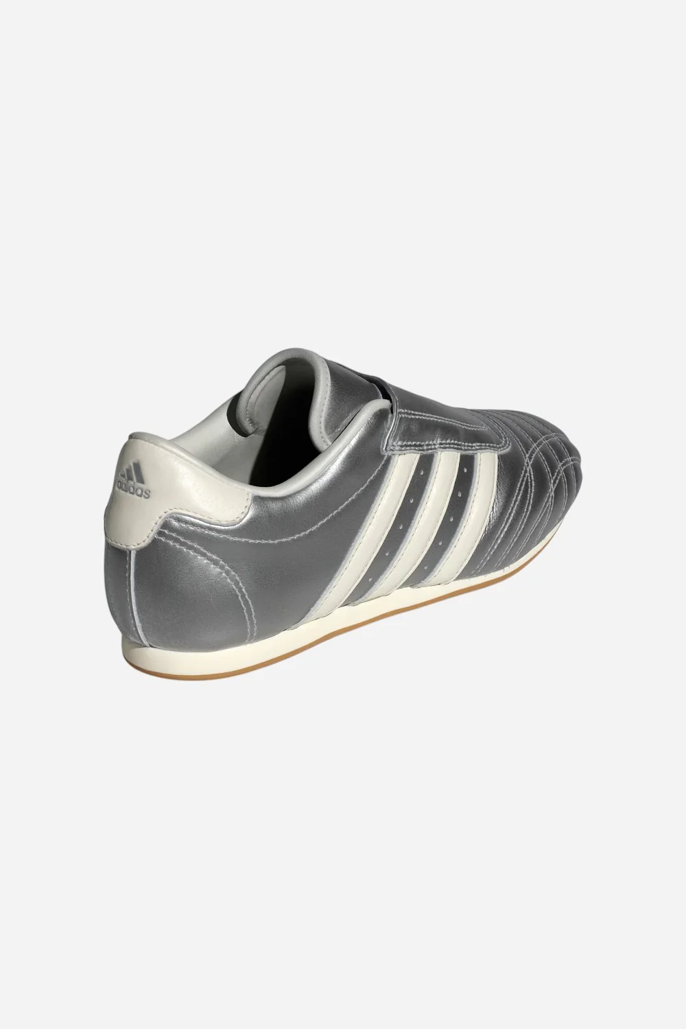 Adidas Taekwondo Shoes in Silver Metallic / Off White / Gum - Image 5