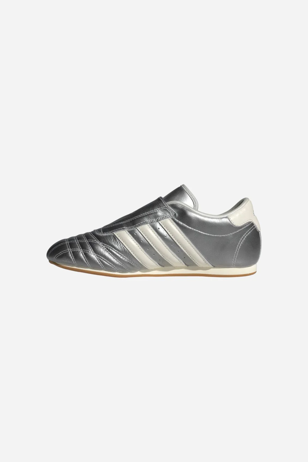 Adidas Taekwondo Shoes in Silver Metallic / Off White / Gum - Image 6