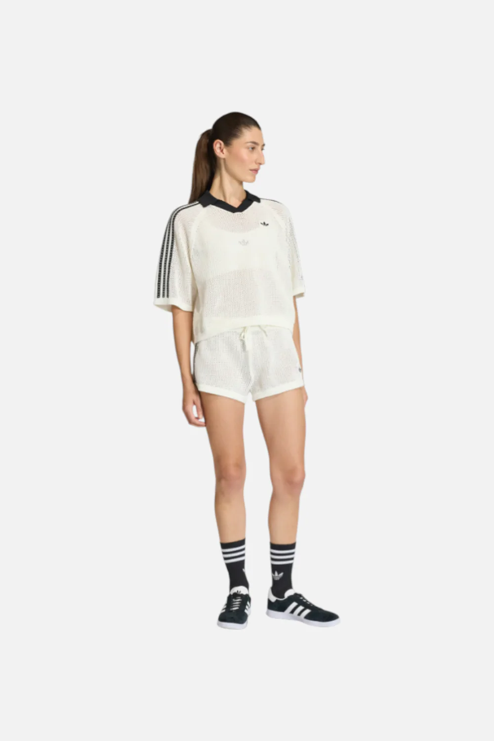 Adidas Women's Knitted Crochet Shorts
