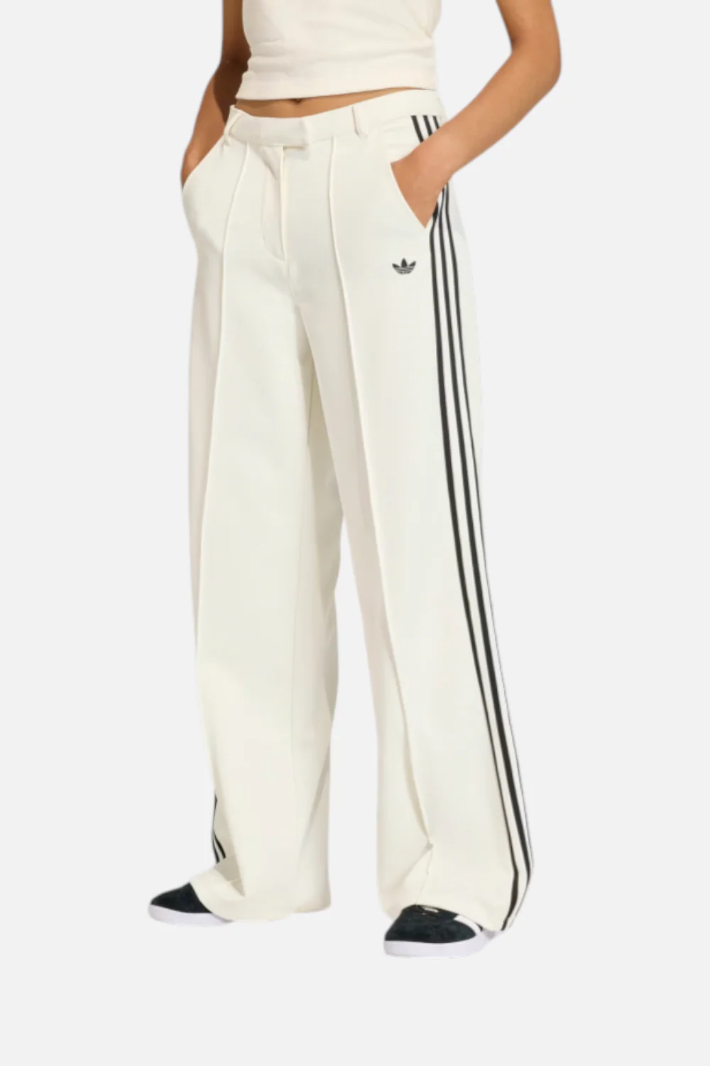 Adidas Women's Sport Tailored Pants in Off White
