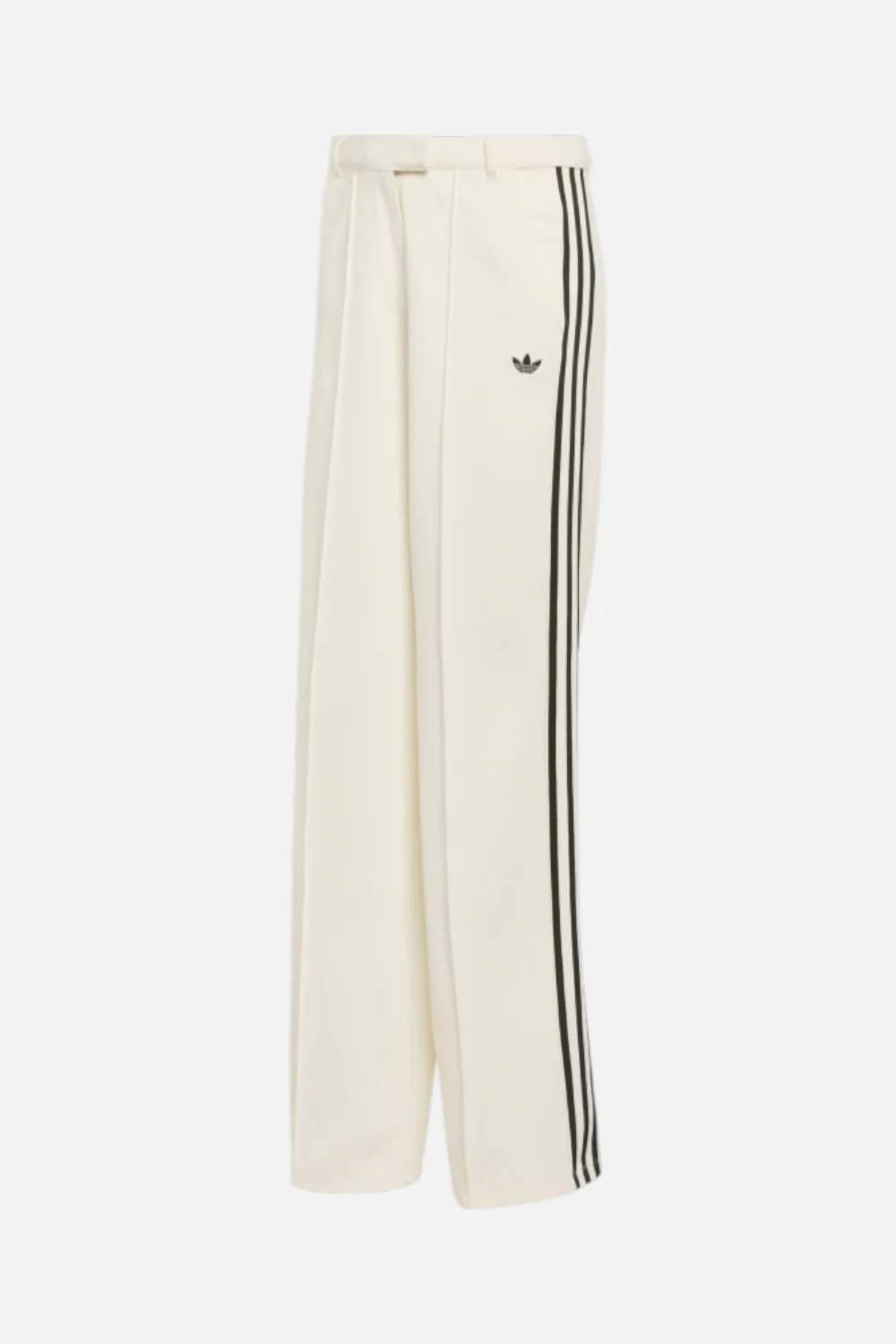 Adidas Women's Sport Tailored Pants in Off White - Image 4