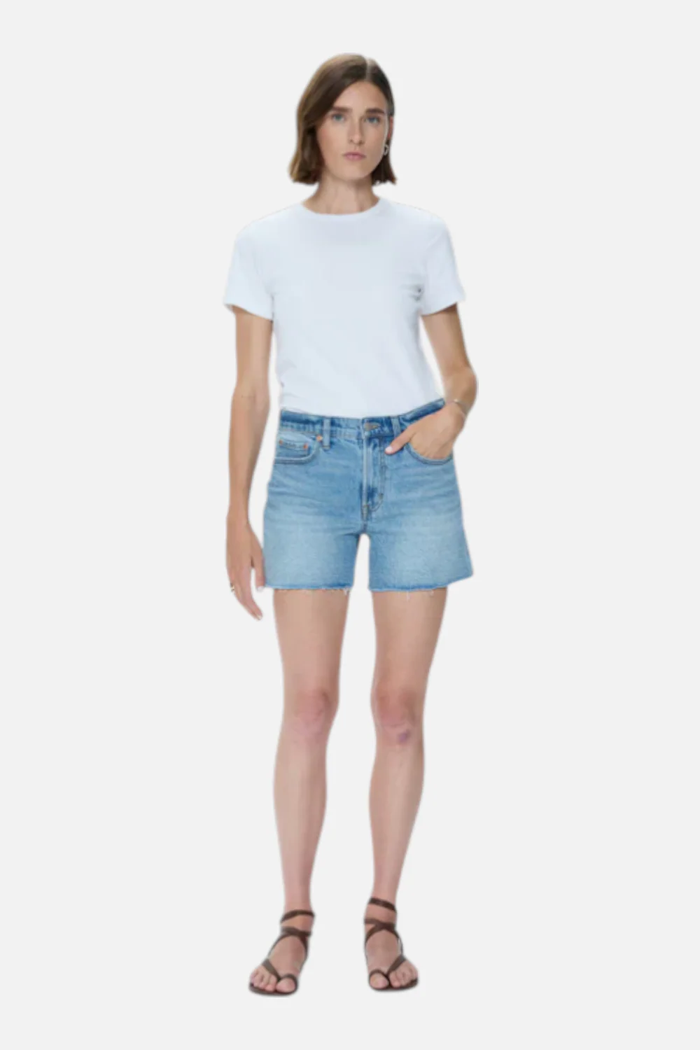 Pistola Kennedy Mid Rise Short in Escape