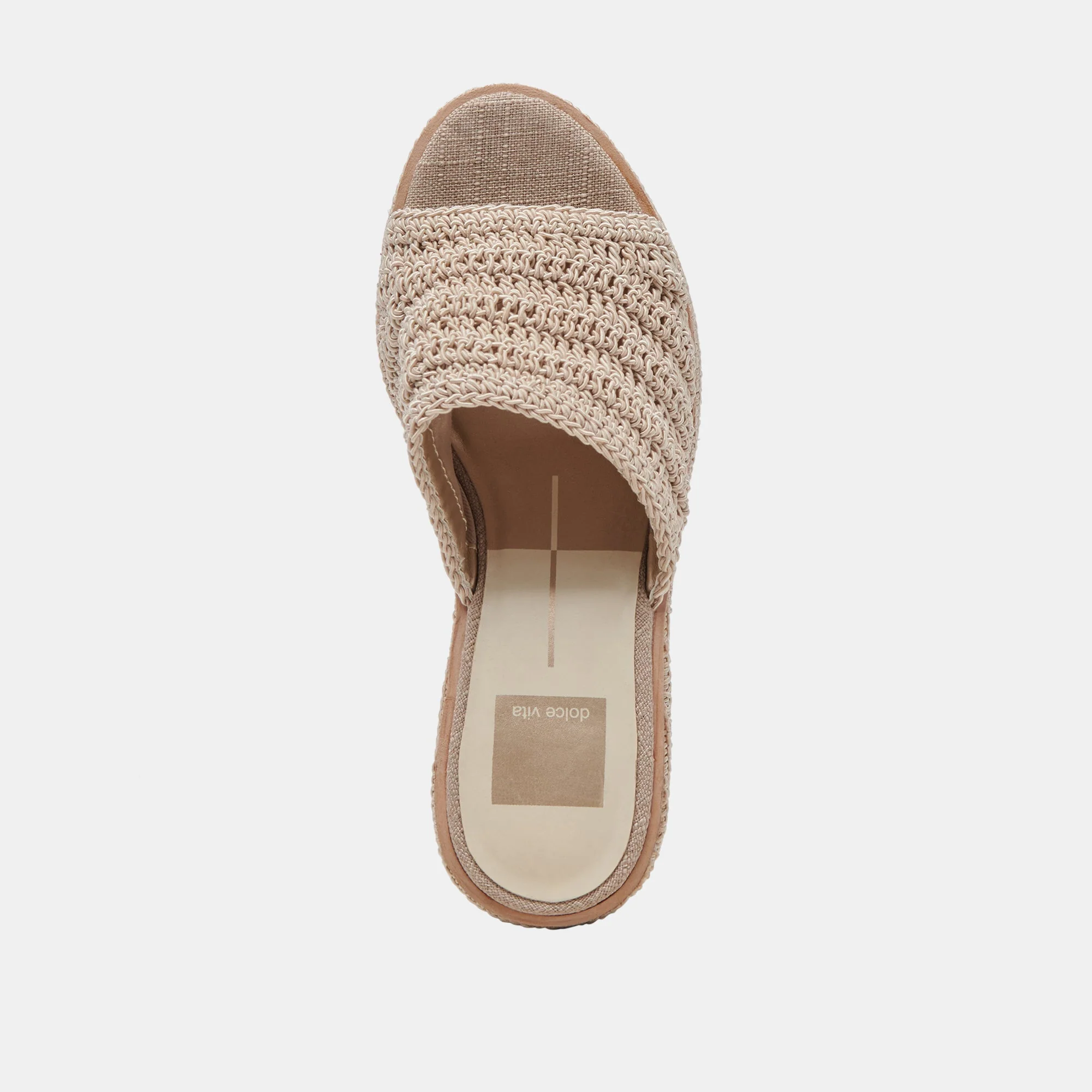 Dolce Vita Ladin Heels in Ivory Woven - Image 9