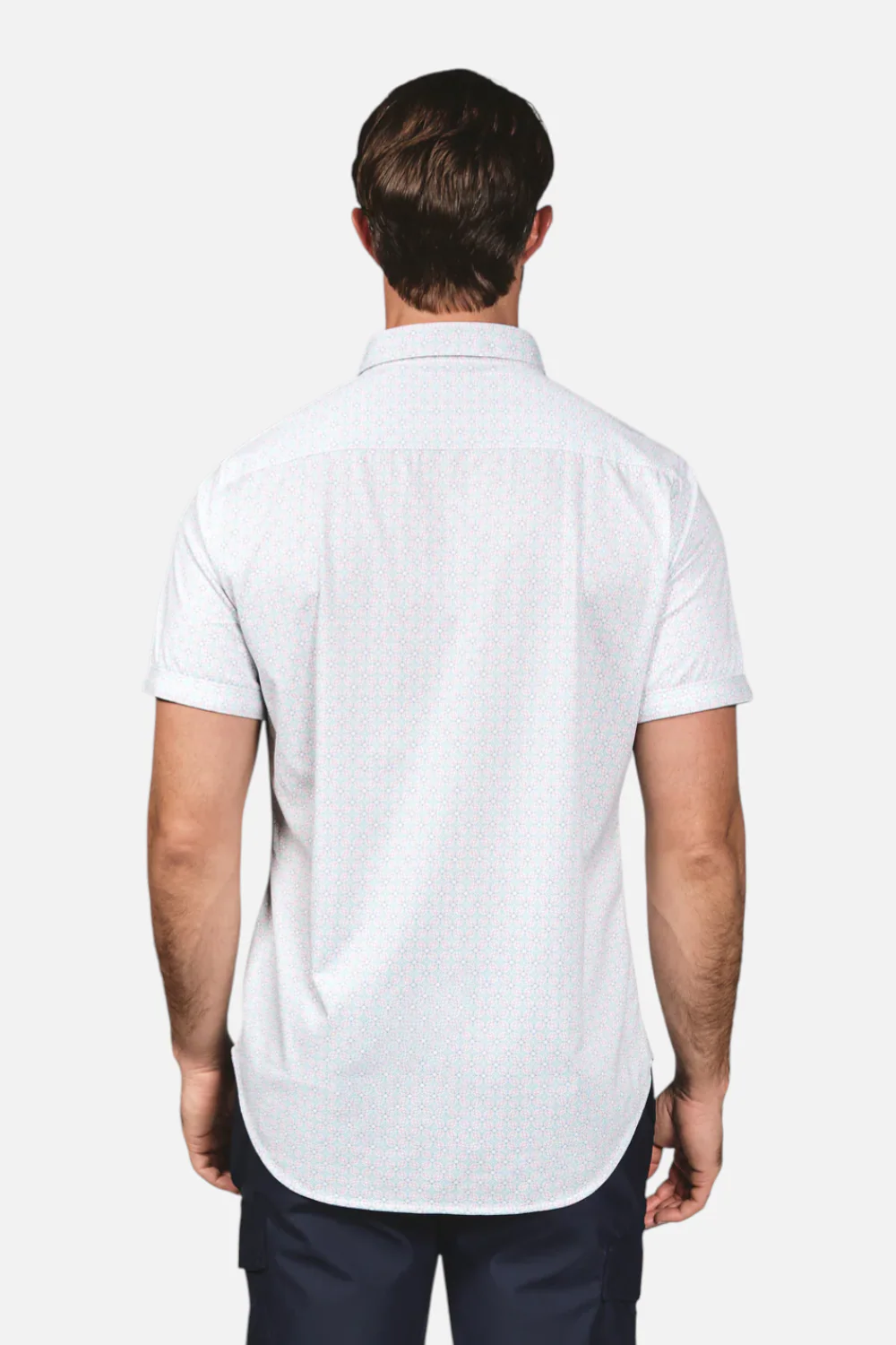 7 Diamonds Men's Landen Short Sleeve in White - Image 4